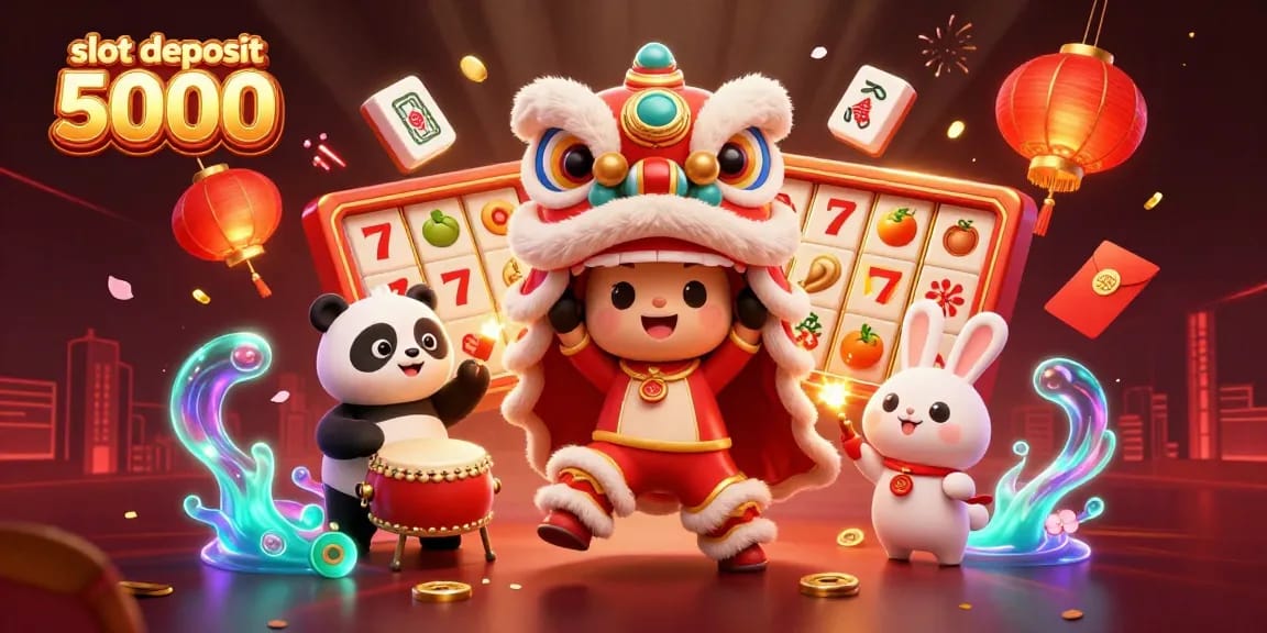 Engage in thrilling casino excitement with slot deposit 5000 showcasing vibrant character illustrations.