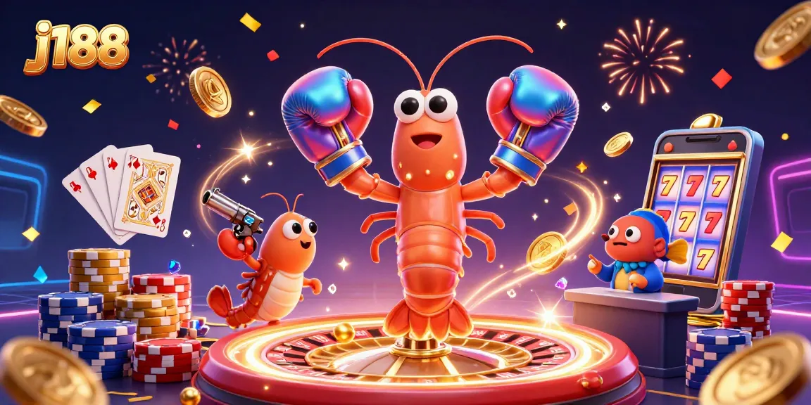 Experience thrilling gameplay at j188 with lively characters amidst cascading coins and sparkling gems.