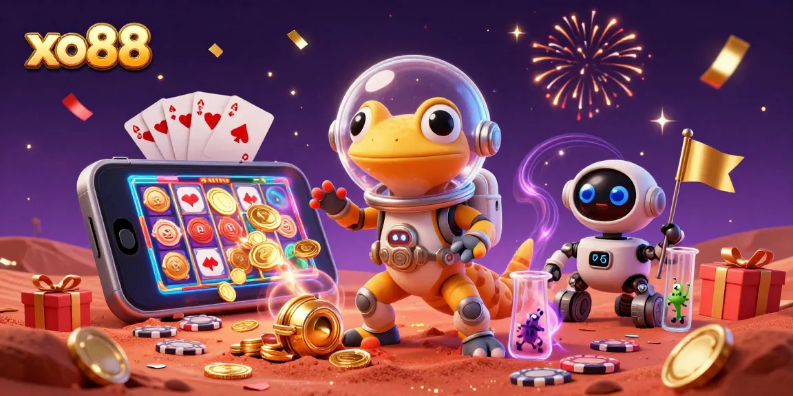 Play vibrant slot games and win big with xo88 at a Martian casino adventure!