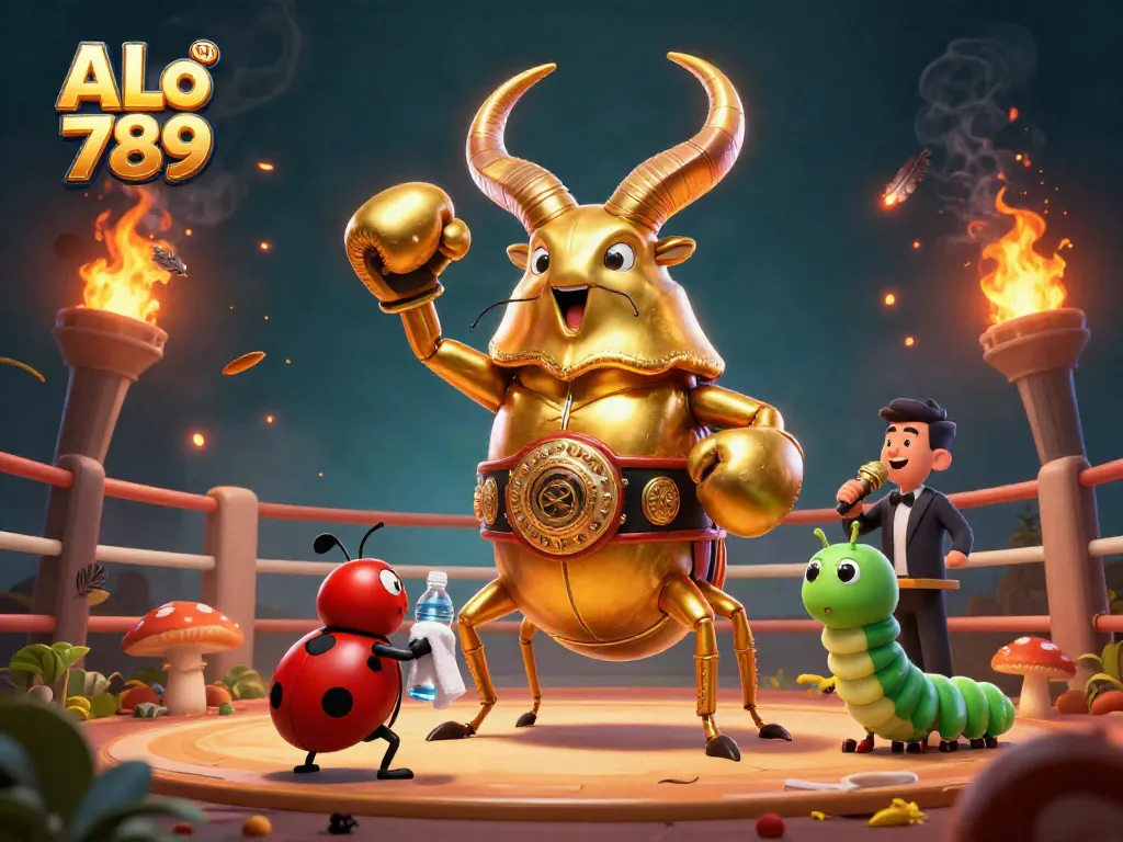 Engage with ALo 789 in a thrilling cockfighting scene featuring vibrant 3D characters.