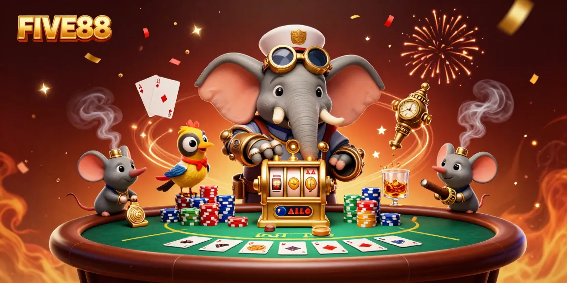 Engage in thrilling gaming experiences at FIVE88's captivating casino.