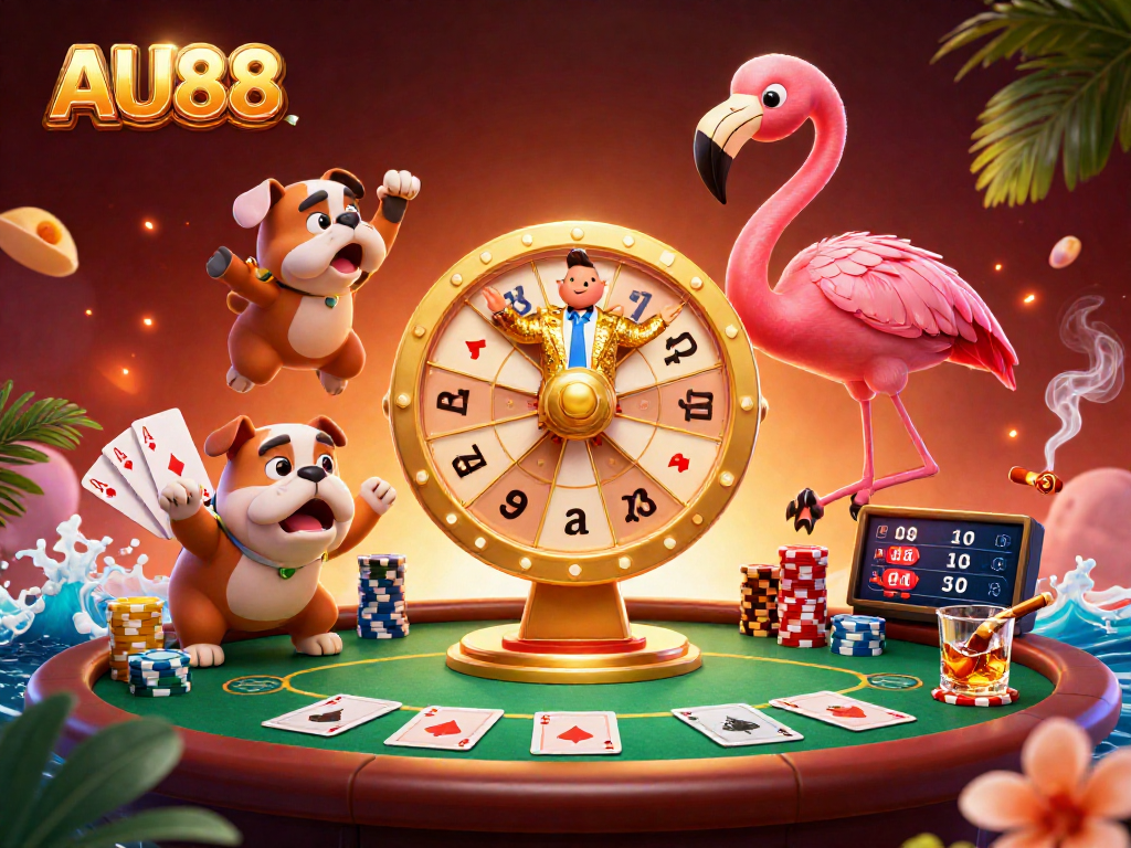Spin the giant prize wheel at AU88 and win exciting rewards while enjoying thrilling card games.