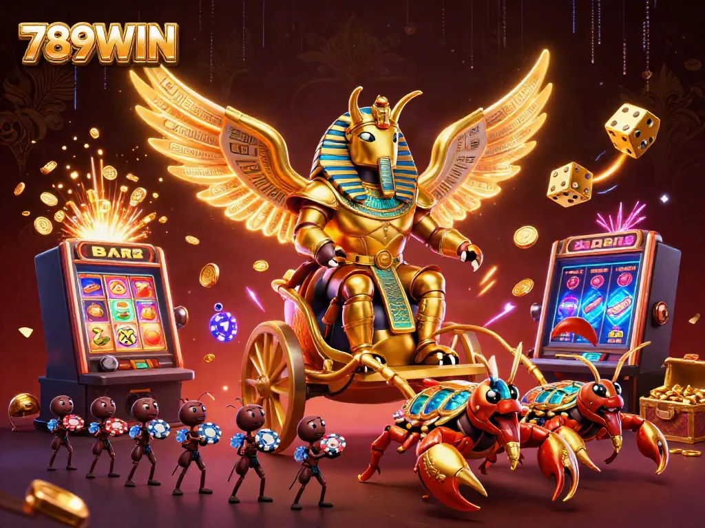 Experience the 789WIN adventure with vibrant slot machines and thrilling characters.