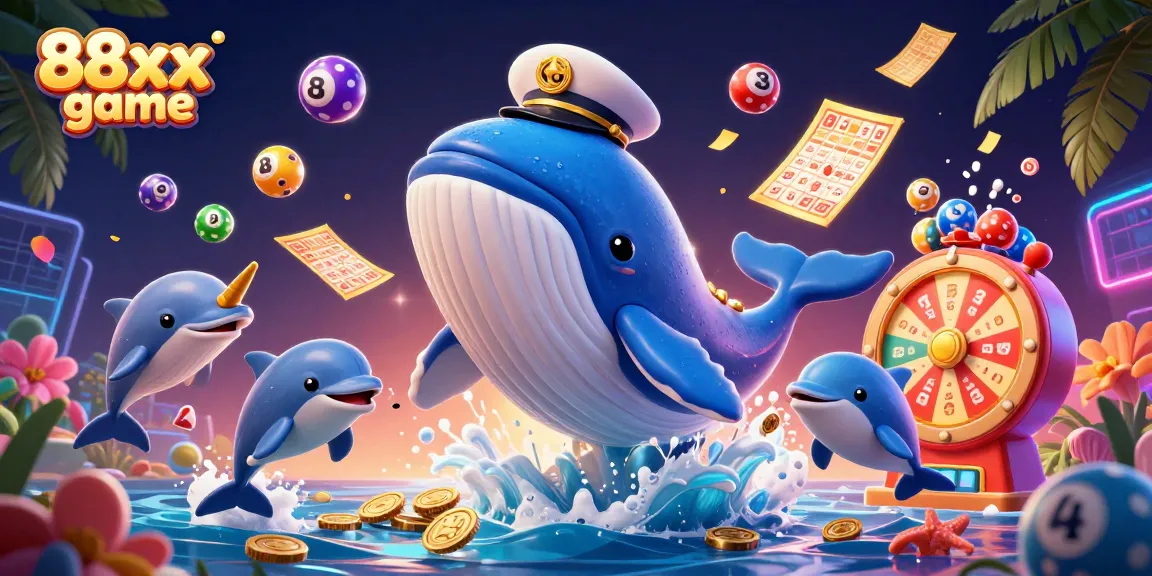 Engage with thrilling 88xx game animated scene featuring playful 3D characters in dynamic casino environment.