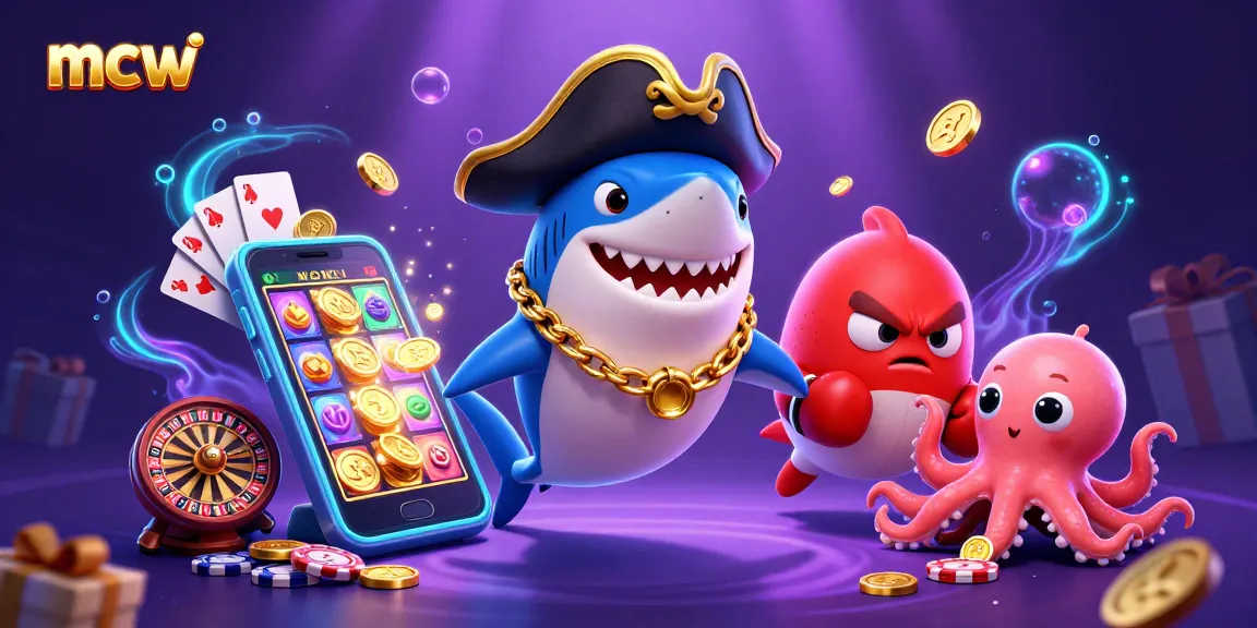 Experience the engaging world of mcw with this vibrant 3D casino scene featuring iconic characters and exciting gaming elements.