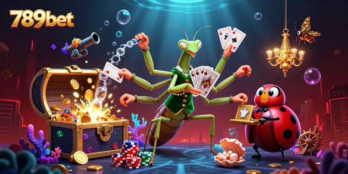 Experience the excitement of 789bet with vibrant characters and casino elements in action.