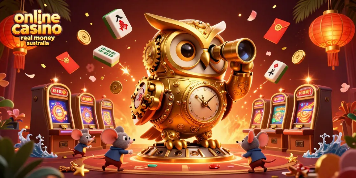 Experience the thrill of online casino real money Australia with a dynamic 3D casino scene.