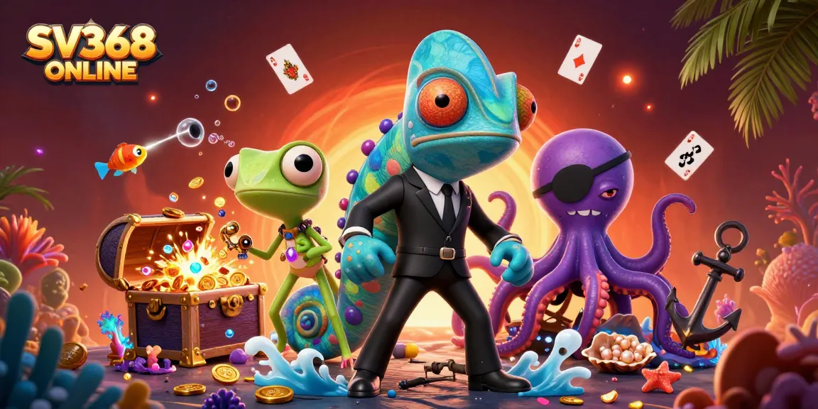 Win big with SV368 ONLINE's casino adventure featuring vivid characters and dynamic game elements.