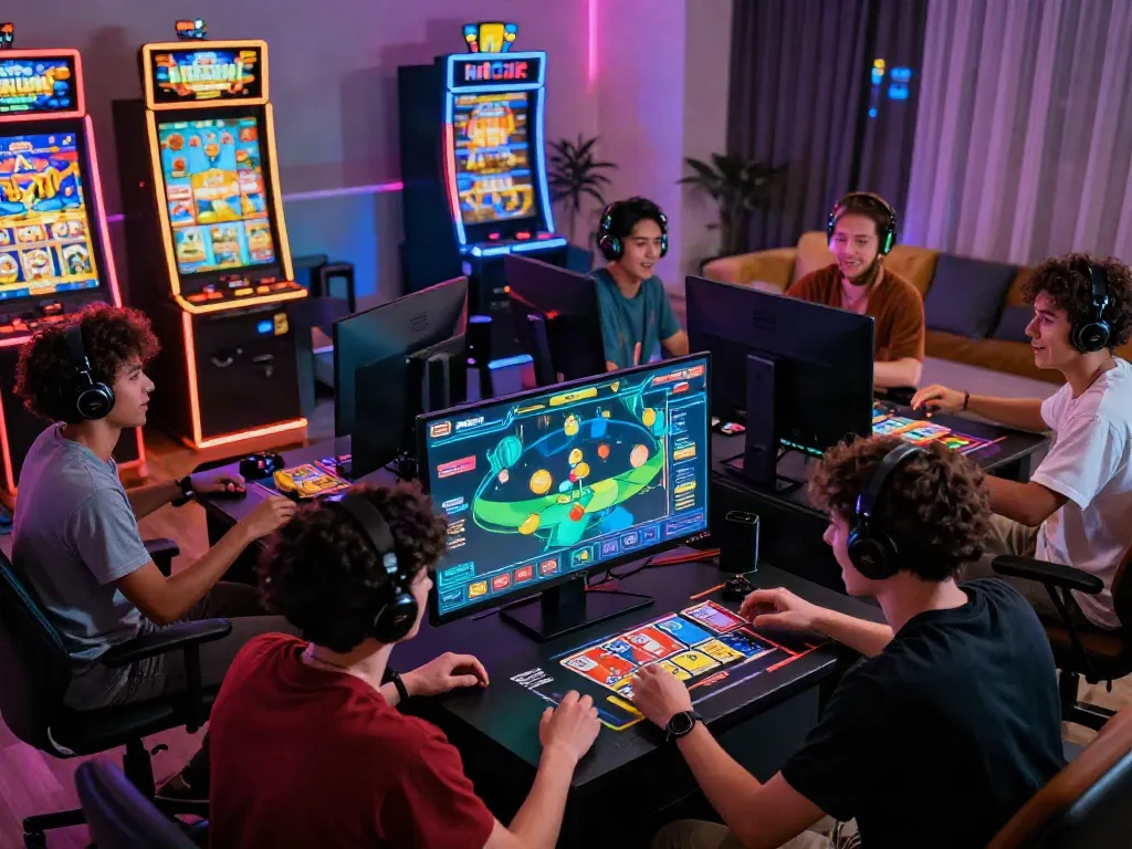 Players enjoying the hitclub gaming experience in an immersive online environment.