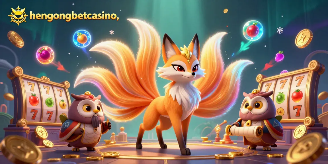 Experience thrilling gaming at hengongbetcasino with vibrant slot elements and colorful characters.
