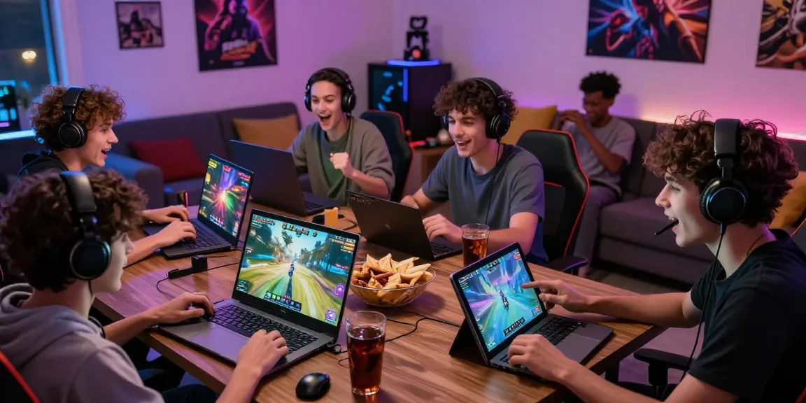 Players enjoying iwin gaming experience together, showcasing excitement and collaboration in a vibrant setting.