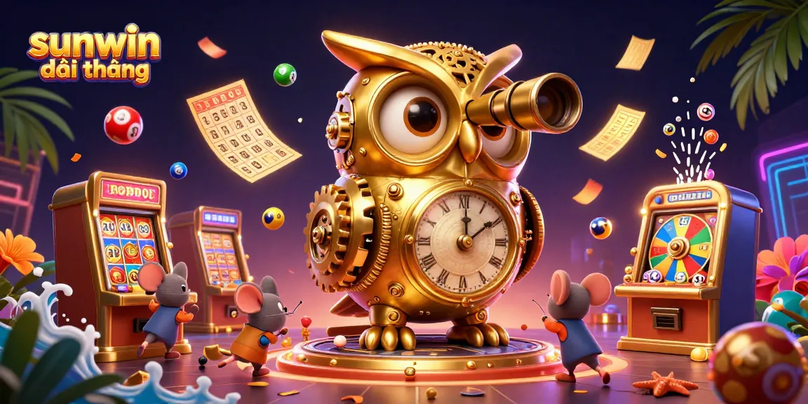 Experience winning moments with sunwin đổi thưởng illustrated in a vibrant 3D casino scene filled with gold and joy.