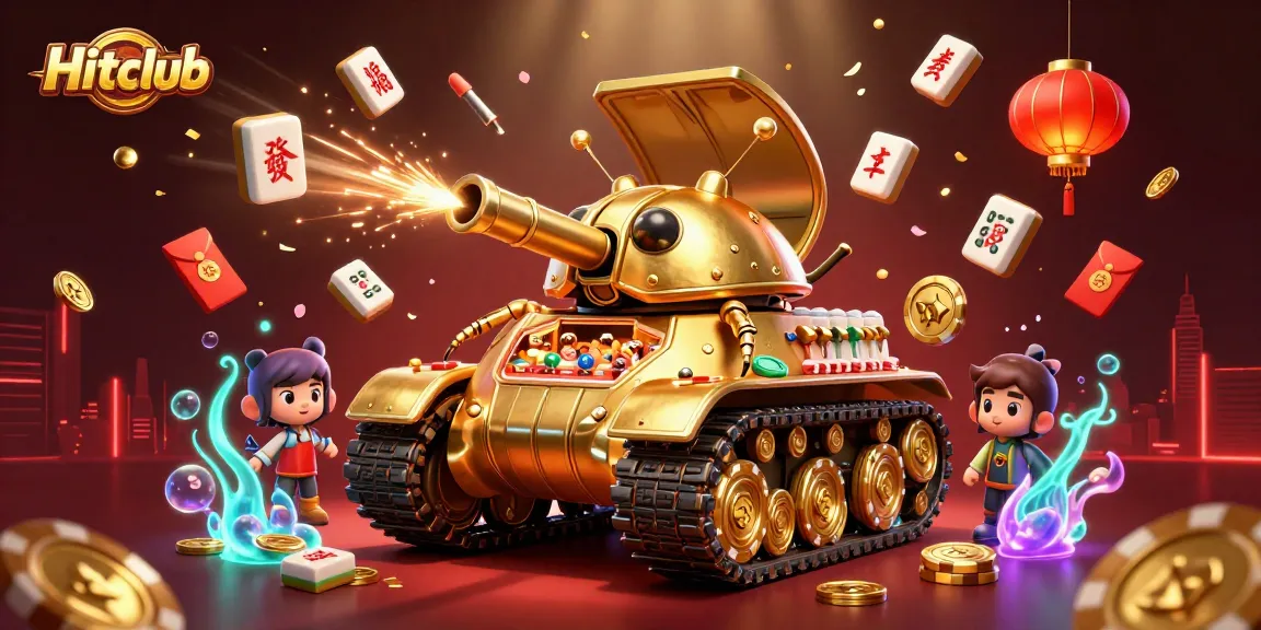 Engage with Hitclub's vibrant casino gaming experience featuring a golden beetle tank casino bursting with excitement.