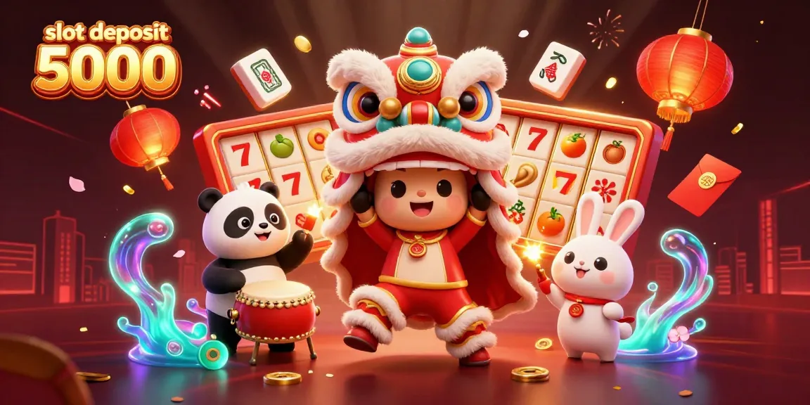 Engage in thrilling casino excitement with slot deposit 5000 showcasing vibrant character illustrations.