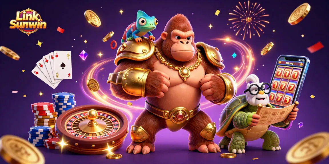 Experience thrilling wins with Link Sunwin's exciting casino games and vibrant characters!