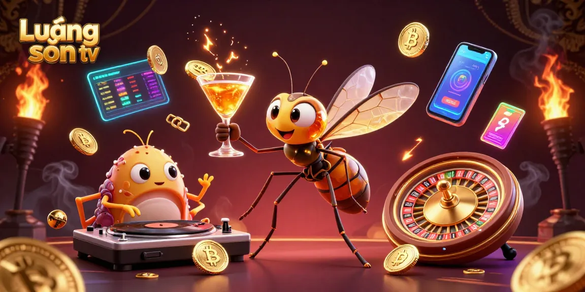 Lương sơn tv showcases a lively casino scene full of energy, featuring unique characters and vibrant gaming elements.