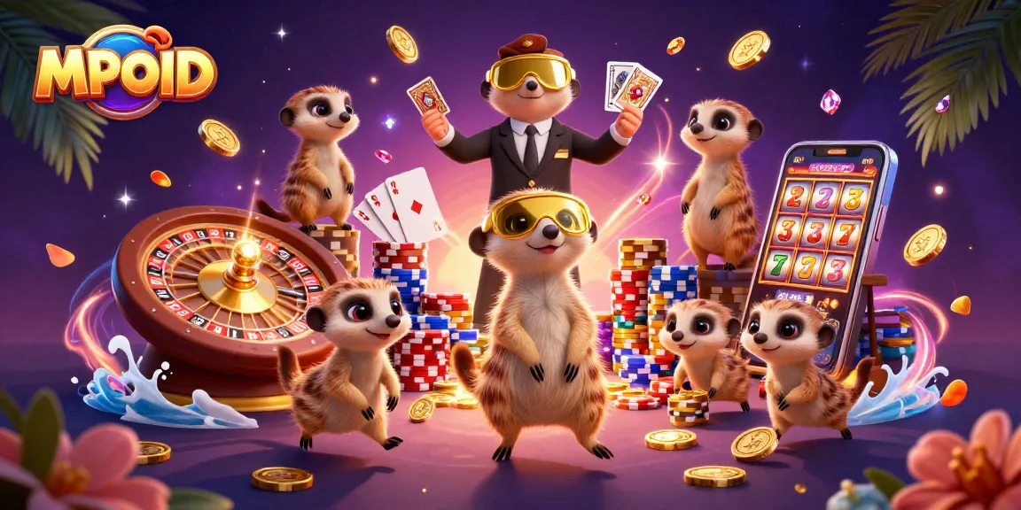 Enhance your gaming experience with MPOID and a lively meerkat casino adventure featuring vibrant elements.